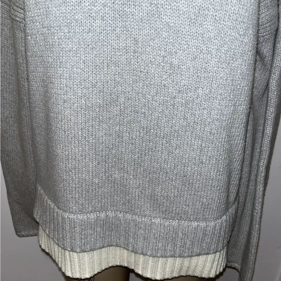 Derek Lam 10 Crosby  gray knit pullover sweater Oversized - Picture 3 of 5